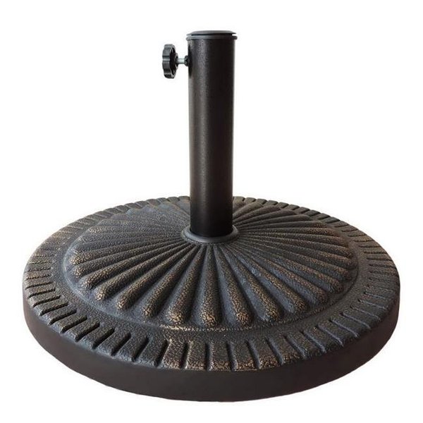 Blue Wave Blue Wave NU6792 31 lbs Weather Resistant Bronze Polyresin Umbrella Base NU6792